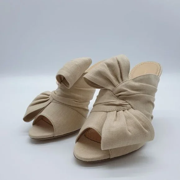 Charlotte Olympia Llona Bow Slip on Heels - Picture 4 of 9